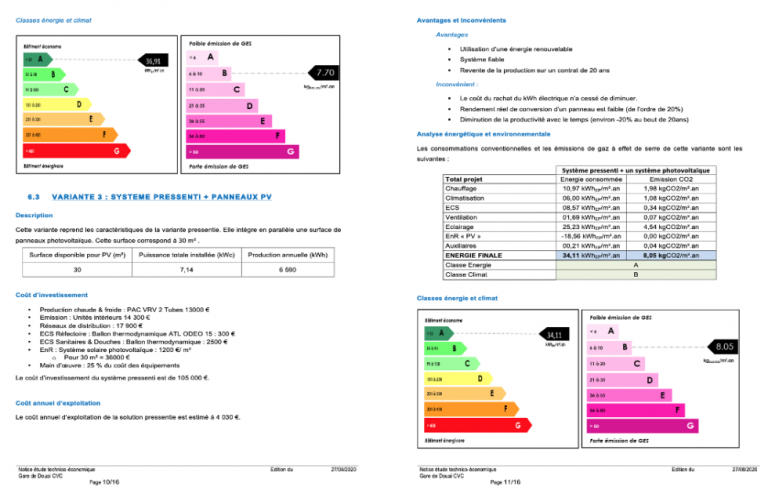 Audit énergétique de la gare de Douai : extrait de l’étude (2/4)