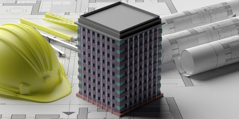 Plans de construction d’un immeuble de grande hauteur